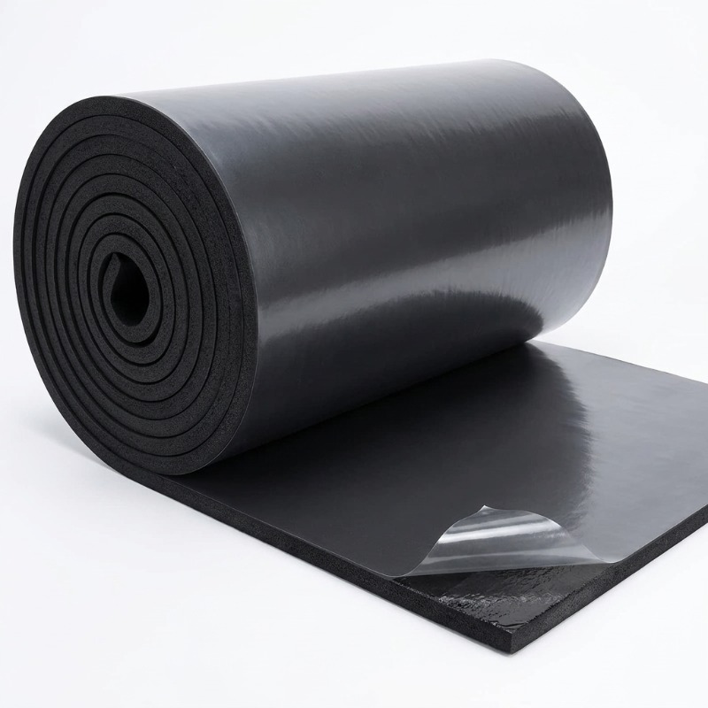 Eva Foam Sheet - Kendinden Yapışkanlı Siyah Köpük Yalıtım Pedi
