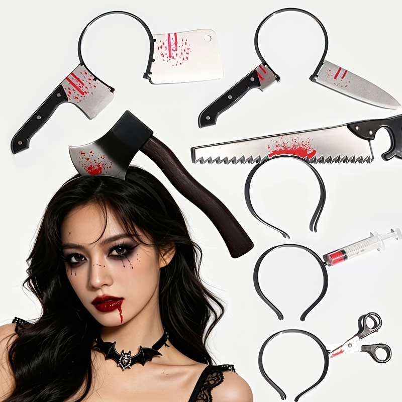 Cosplay Prop Axe - Cadılar Bayramı Dekorasyonu Sahte Kanlı Balta
