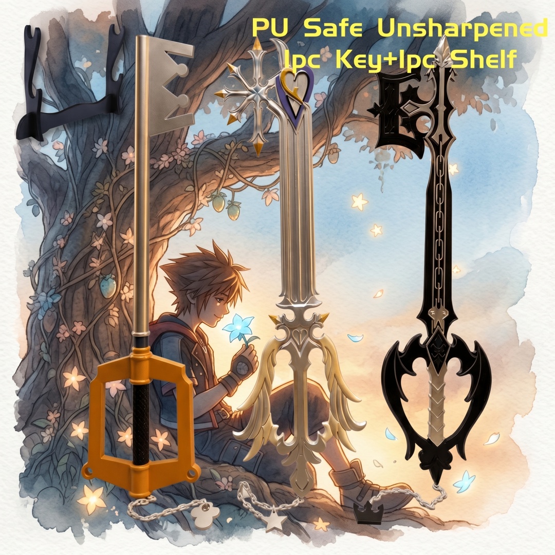 Keyblade Cosplay Prop - 34 inç Kingdom Hearts Sora Anahtar
