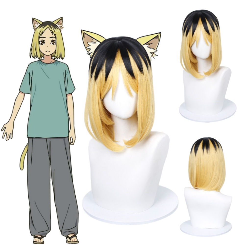 Wig Fiber Net - Yani Neko Cosplay Peruk Anime Chainsmoker