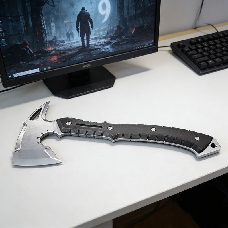 Cosplay Prop Axe - Cosplay Biohazard RE9 3D Baskılı Balta