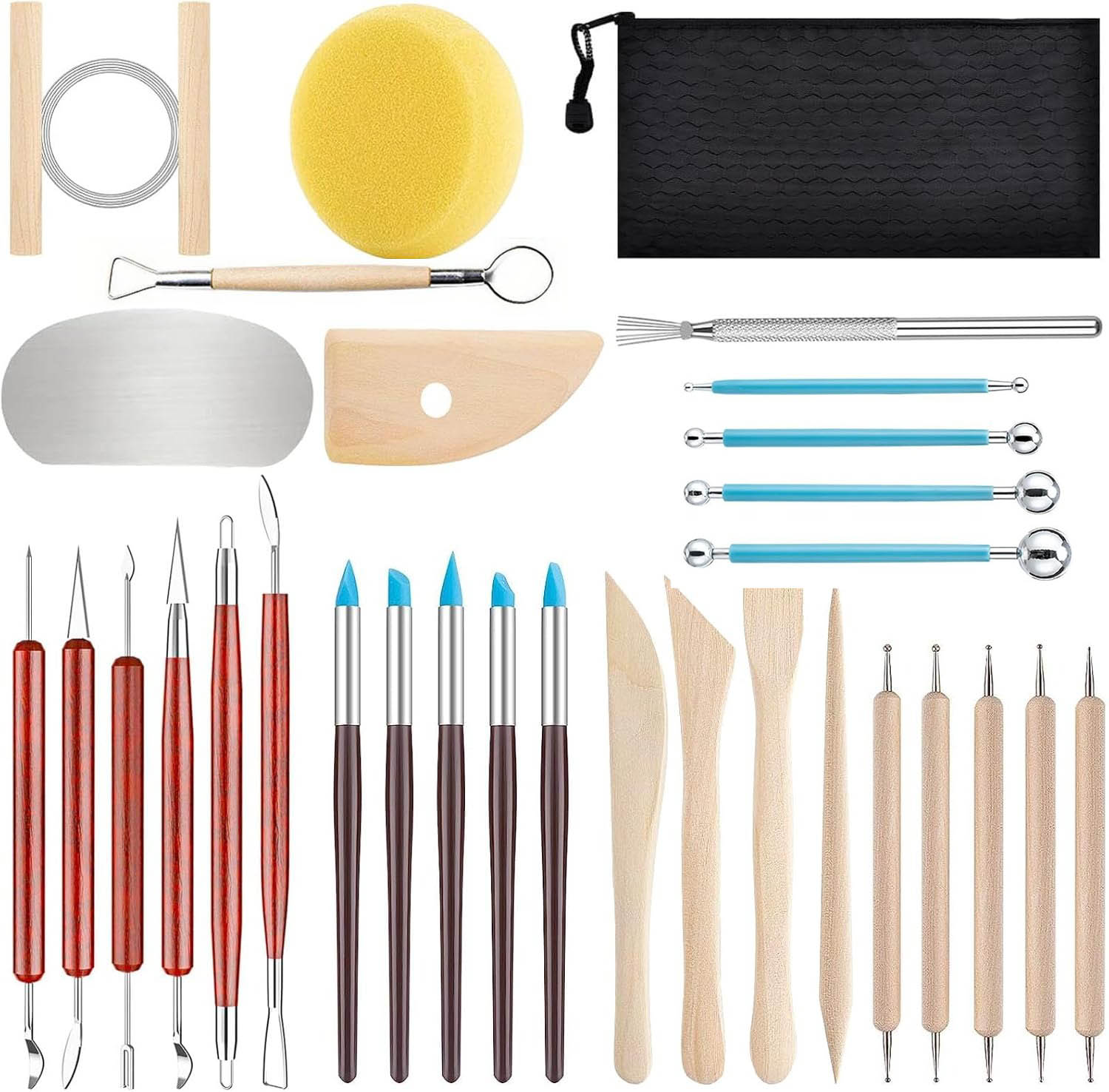 31 adet/takım Sanat Seramik Ya - Craft Knife Set incelemesi ve fiyatı