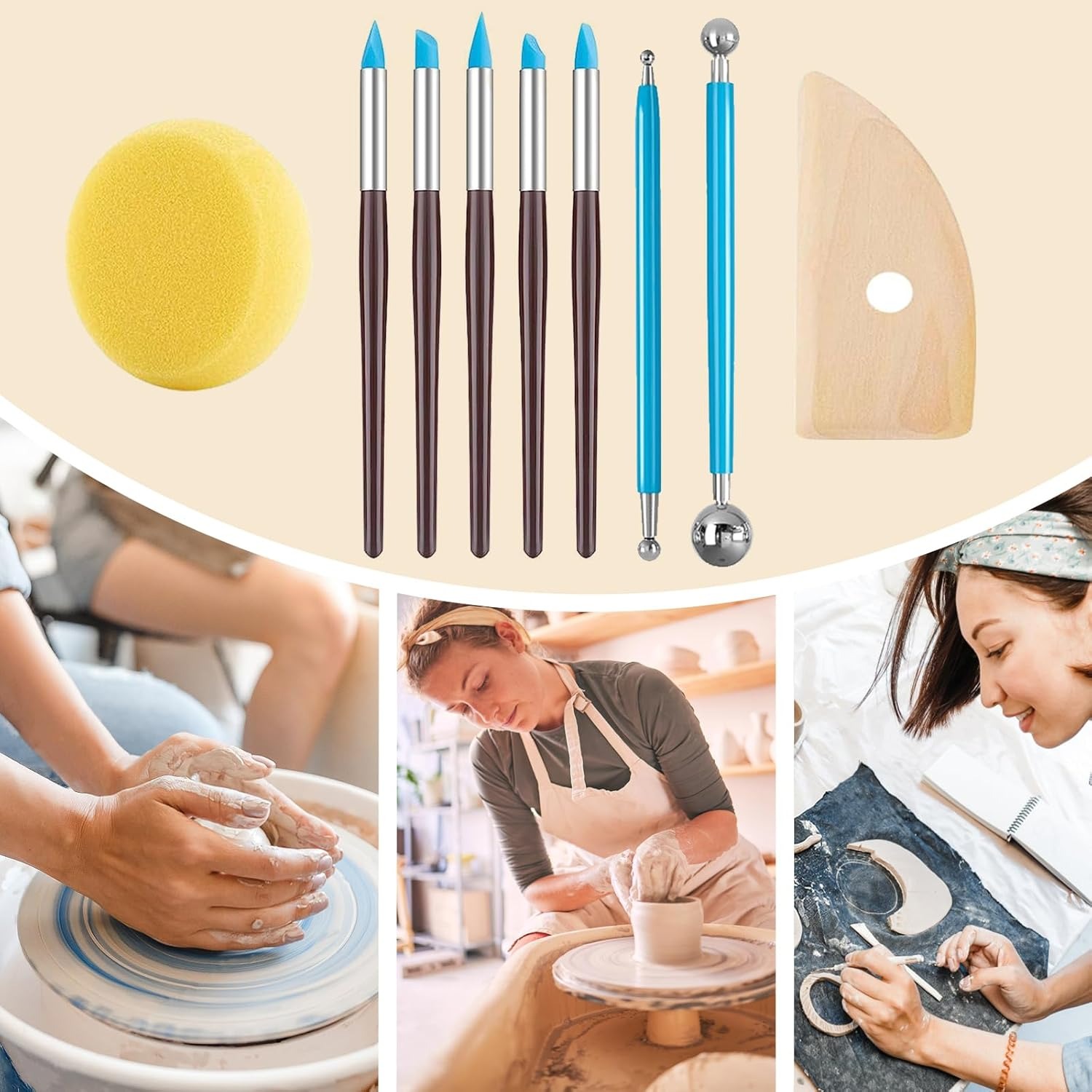 31 adet/takım Sanat Seramik Ya - Craft Knife Set incelemesi ve fiyatı
